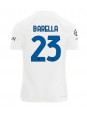 Inter Milan Nicolo Barella #23 Venkovní Dres 2023-24 Krátký Rukáv